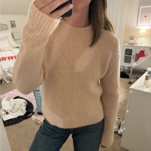 Point sur light pink sweater